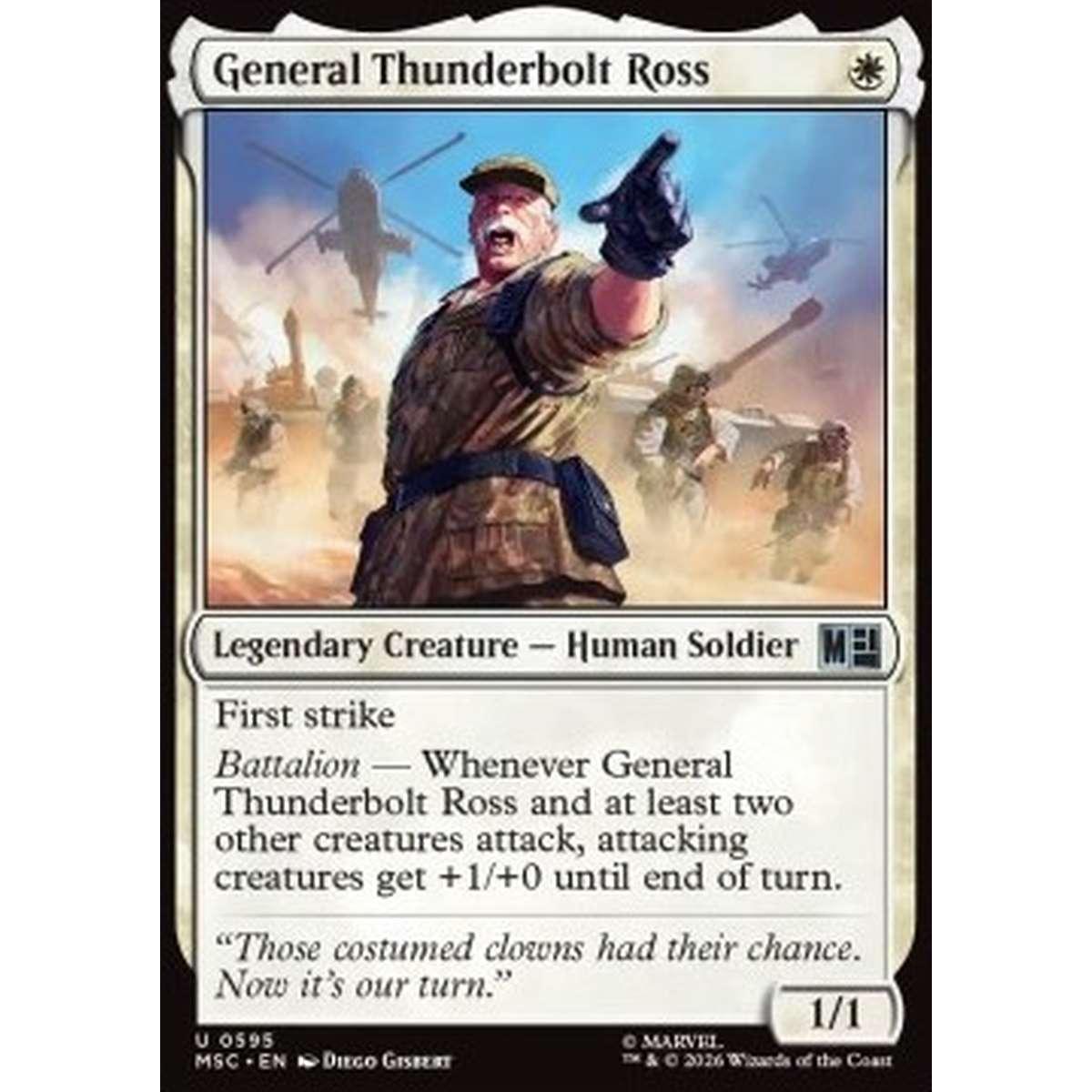 General Thunderbolt Ross - General Thunderbolt Ross - [XMSC][NM] [Foil]