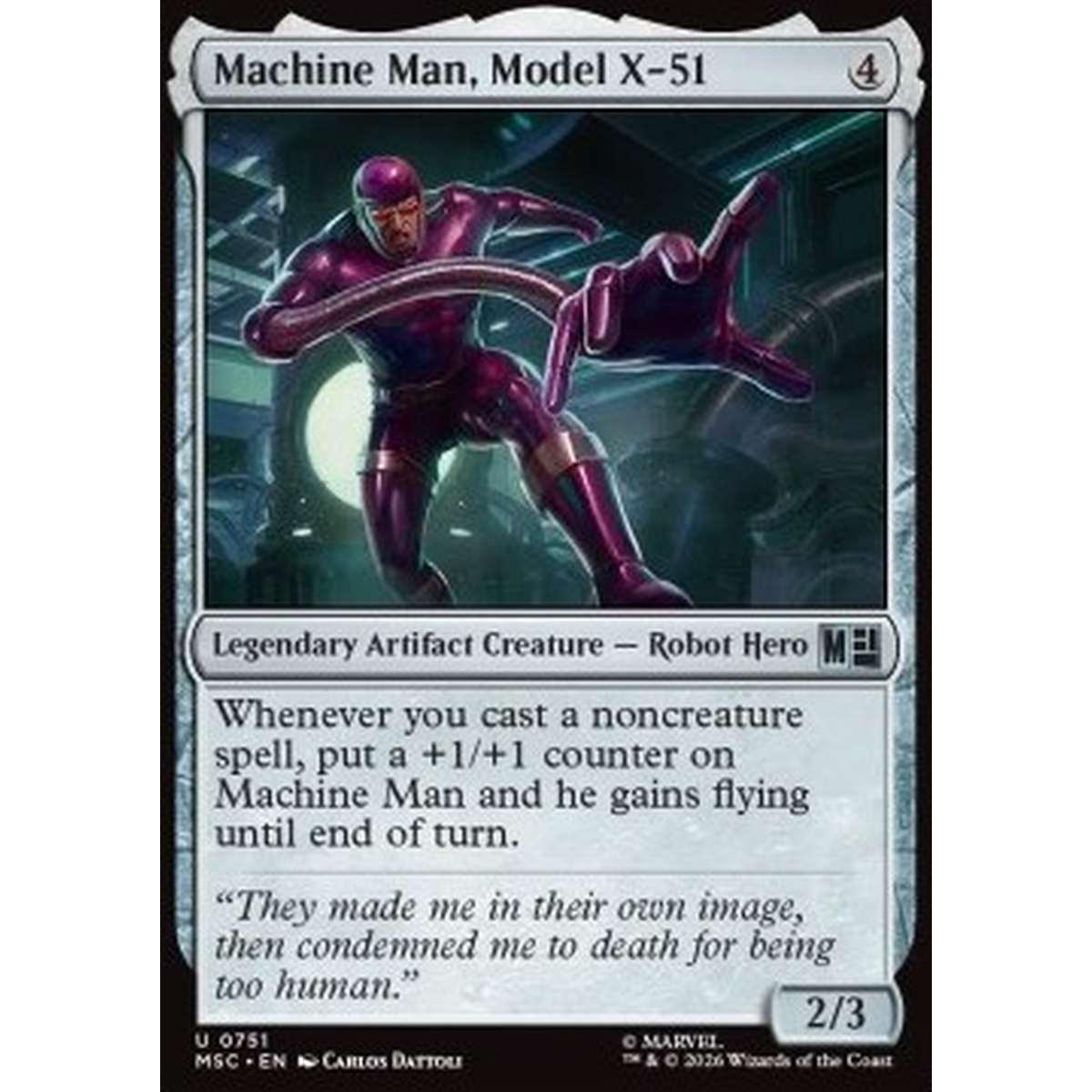 Machine Man, Model X-51 - Machine Man, Model X-51 - [XMSC][NM] [Foil]