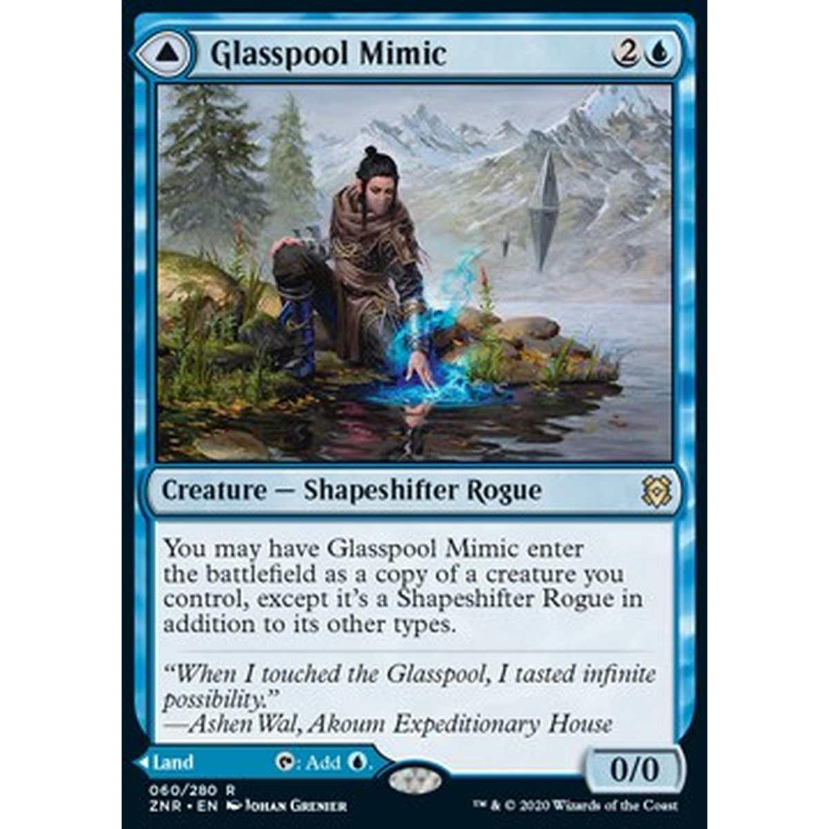 Glasspool Mimic // Glasspool Shore - Mimic del Lago di Vetro // Sponde del Lago di Vetro - [ZNR][NM]