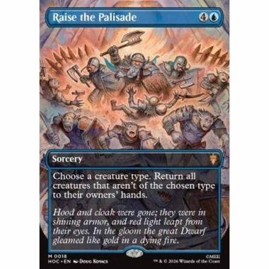 Raise the Palisade (V.1) - Raise the Palisade (V.1) - [HOC][NM] [Foil]