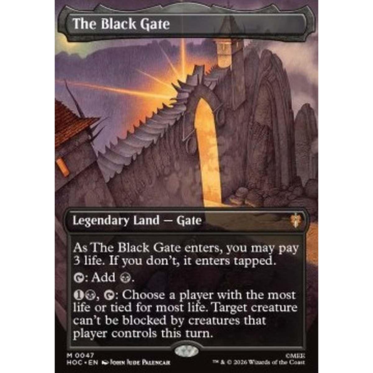 The Black Gate (V.1) - The Black Gate (V.1) - [HOC][NM] [Foil]