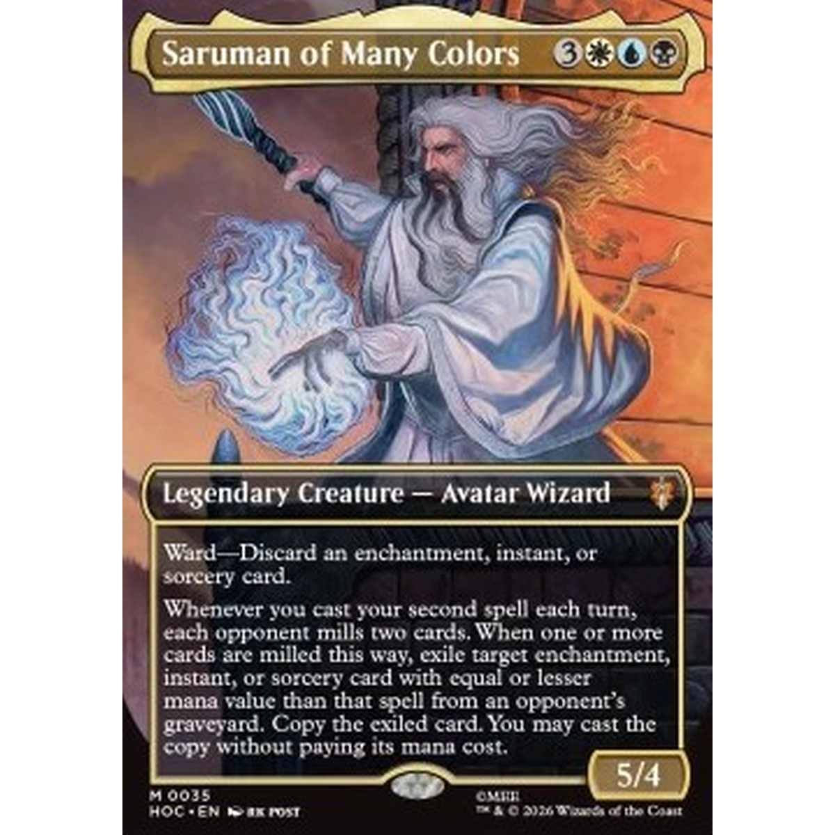 Saruman of Many Colors (V.1) - Saruman Multicolore (V.1) - [HOC][NM] [Foil]