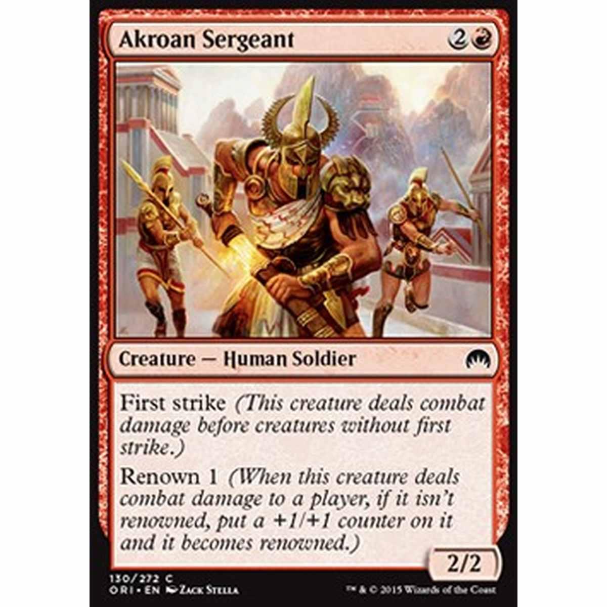 Akroan Sergeant - Sergente di Akros - [ORI] [NM]