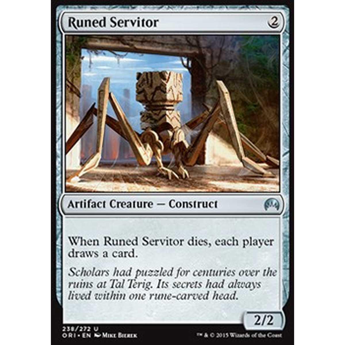 Runed Servitor - Servitore Runico - [ORI] [NM]