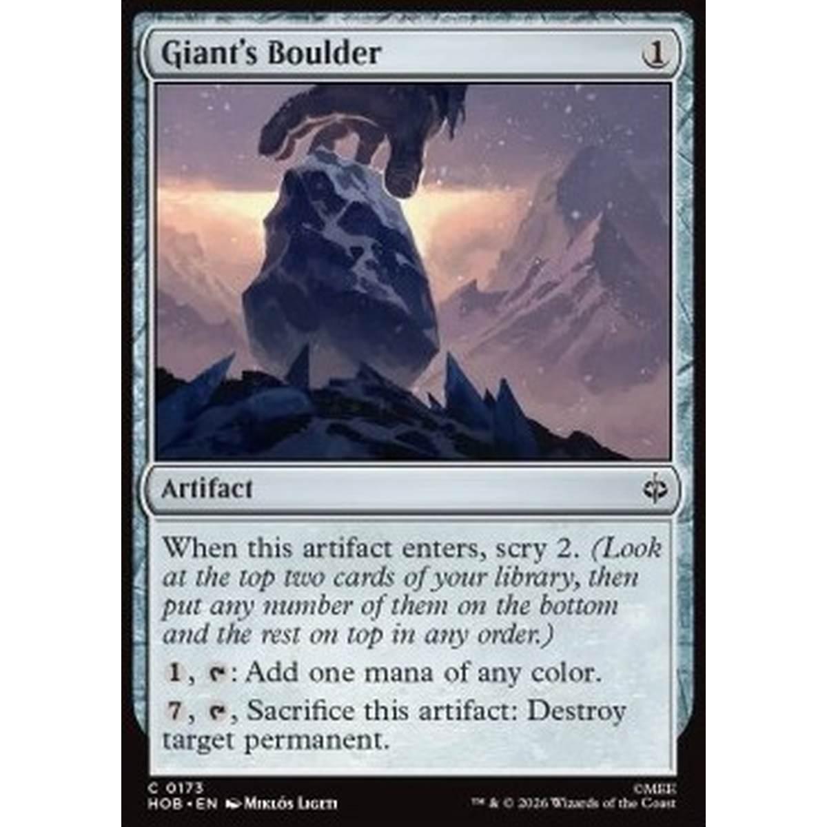 Giant's Boulder - Giant's Boulder - [HOB][NM]