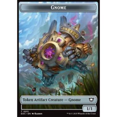 Gnome Token (A 1/1) // Thopter Token (A 1/1) - Gnome Token (A 1/1) // Thopter Token (A 1/1) - [TEOE][NM]
