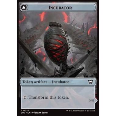 Incubator Token // Phyrexian Token (A 0/0) - Incubator Token // Phyrexian Token (A 0/0) - [TEOE][NM]