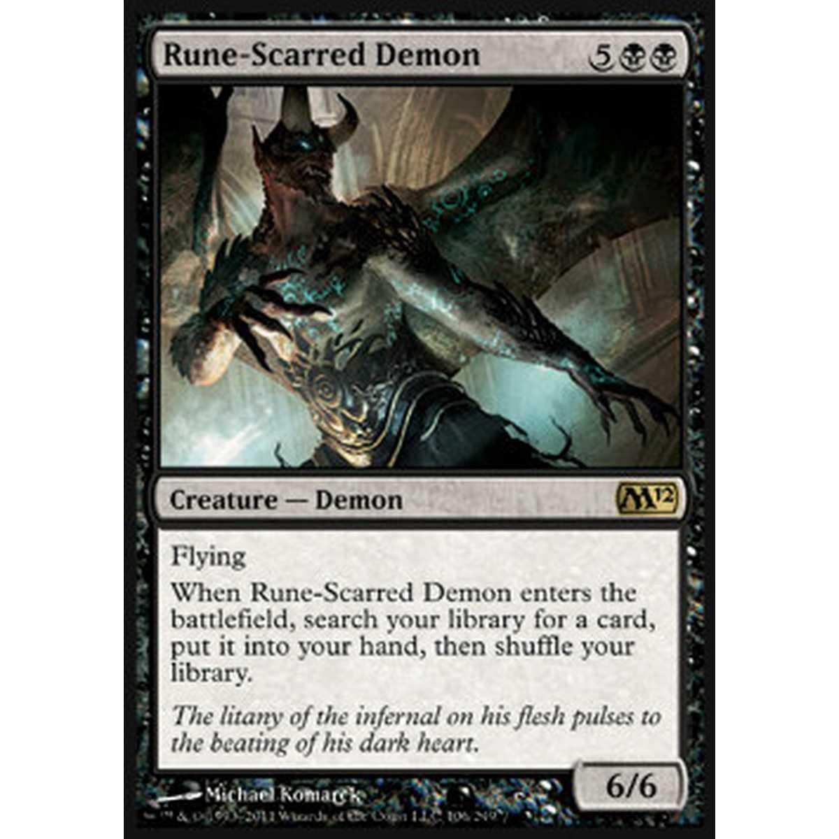 Rune-Scarred Demon - Demone delle Rune - [M12][EX] [Foil]