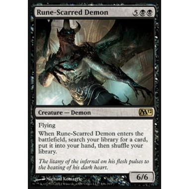 Rune-Scarred Demon - Demone delle Rune - [M12][EX] [Foil]