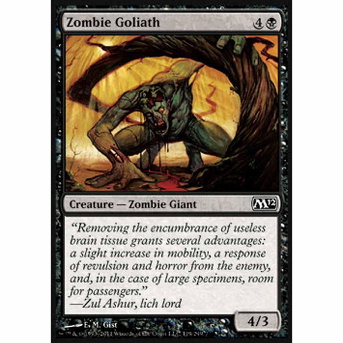 Zombie Goliath - Zombie Goliath - [M12][NM] [Foil]