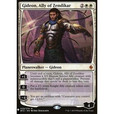 Gideon, Ally of Zendikar - Gideon, Ally of Zendikar - [MB2R][NM]