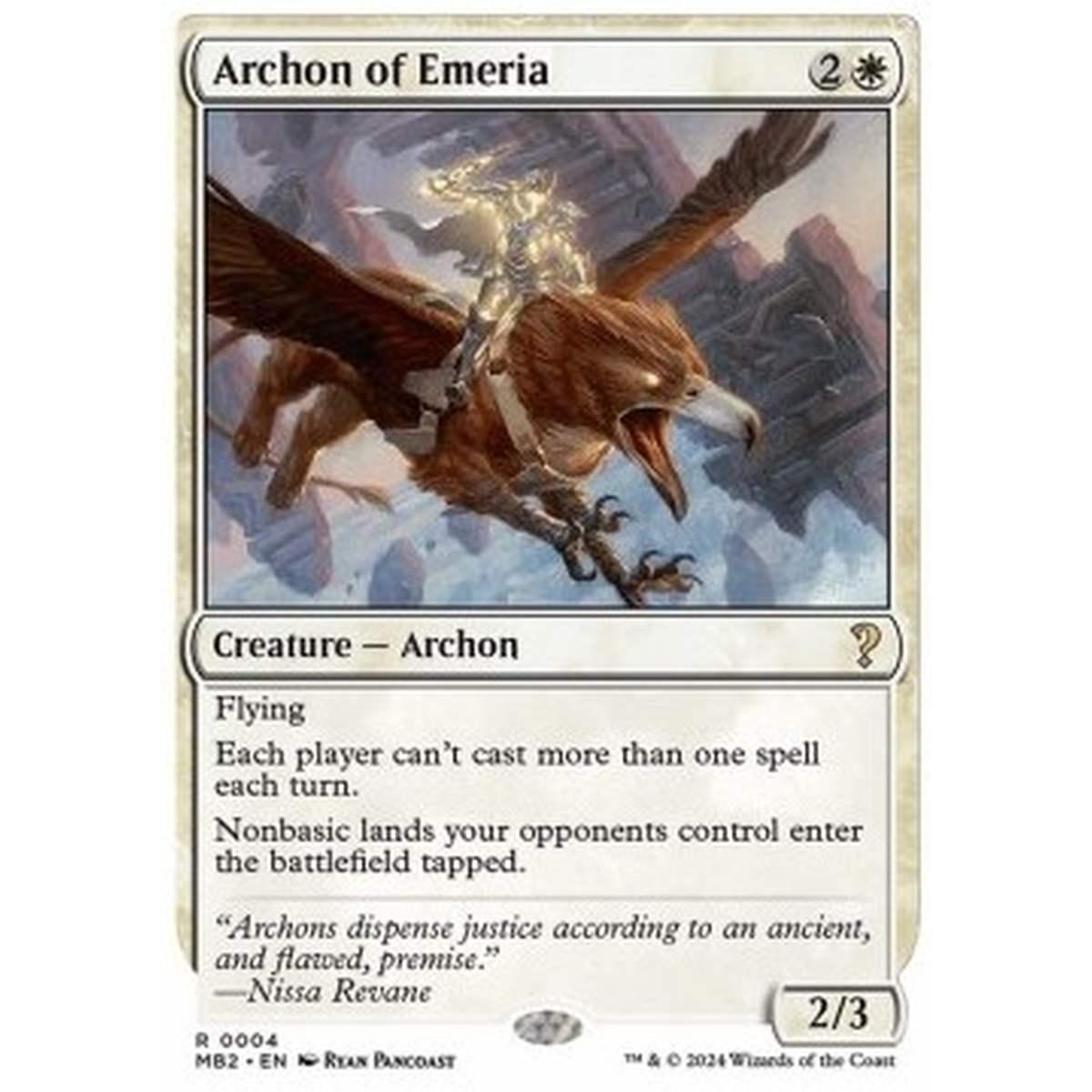 Archon of Emeria - Archon of Emeria - [MB2][NM]