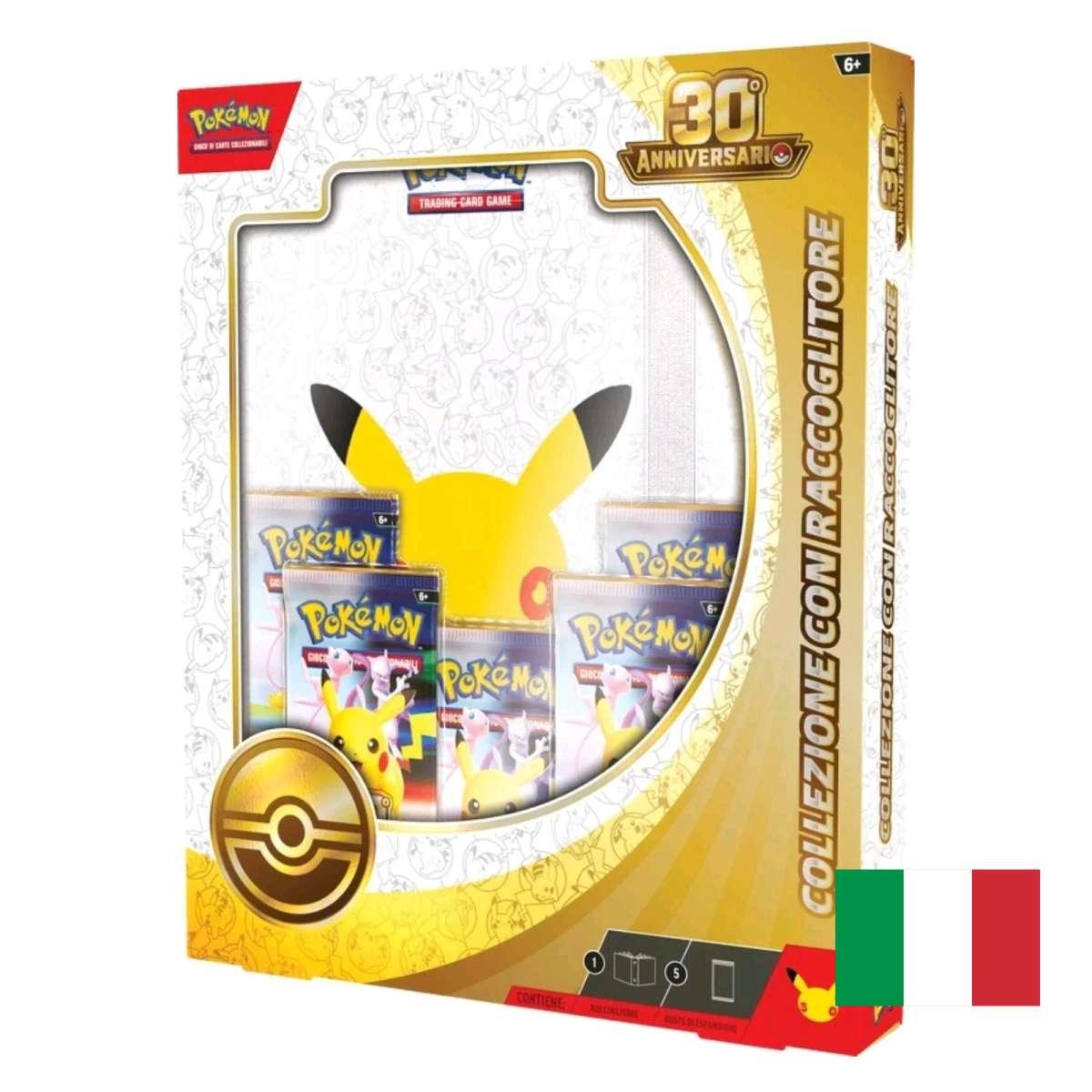 Collezione con Raccoglitore Pokemon 30° Anniversario Italiano