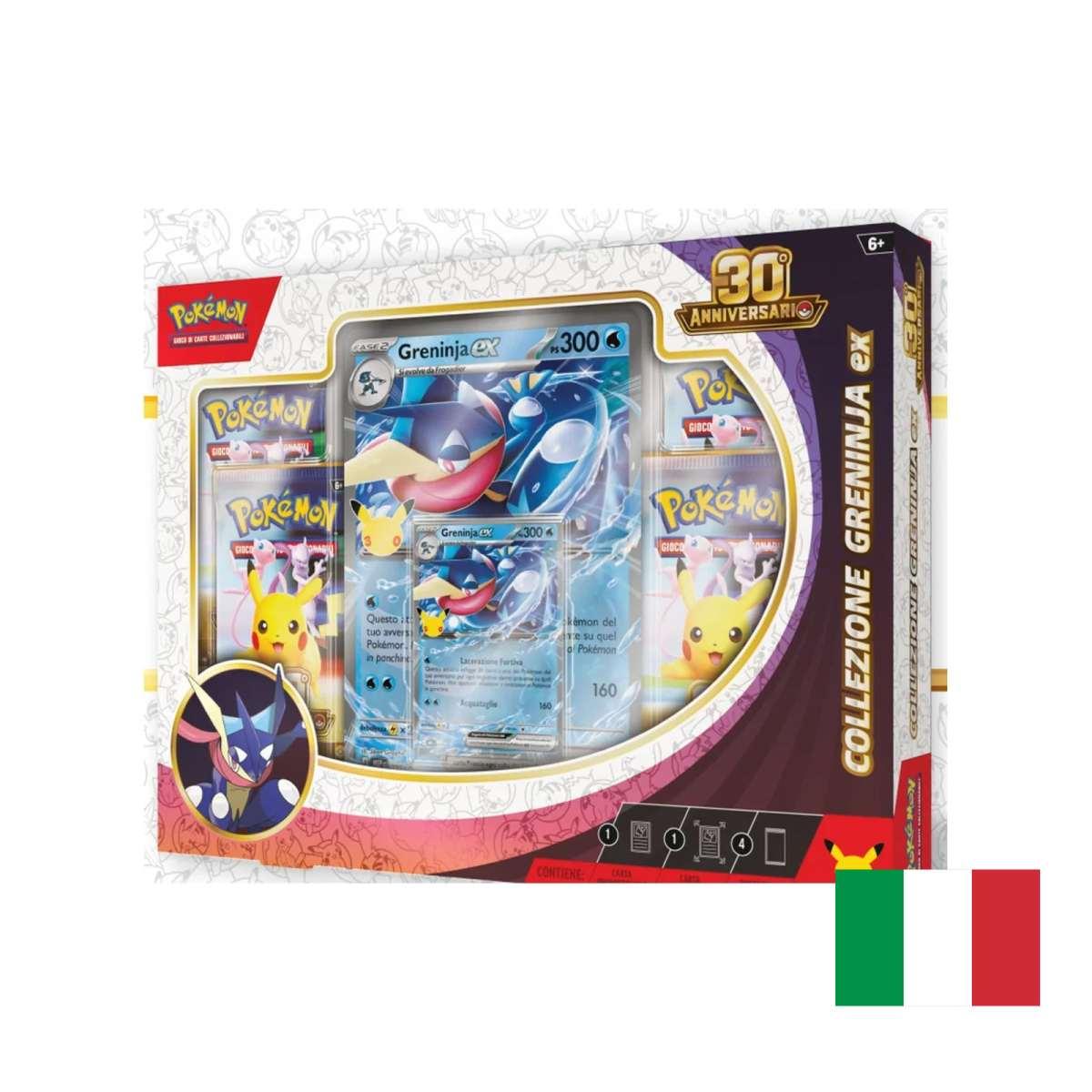 Collezione con Jumbo Pokemon 30° Anniversario Greninja ex Italiano