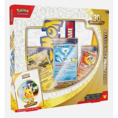 Collezione con Poster Pokemon 30° Anniversario Italiano