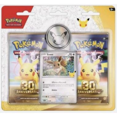 Collezione con Moneta Pikachu Pokemon 30° Anniversario Italiano