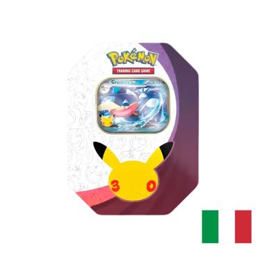 Collezione Tin Pokemon 30° Anniversario Greninja ex Italiano