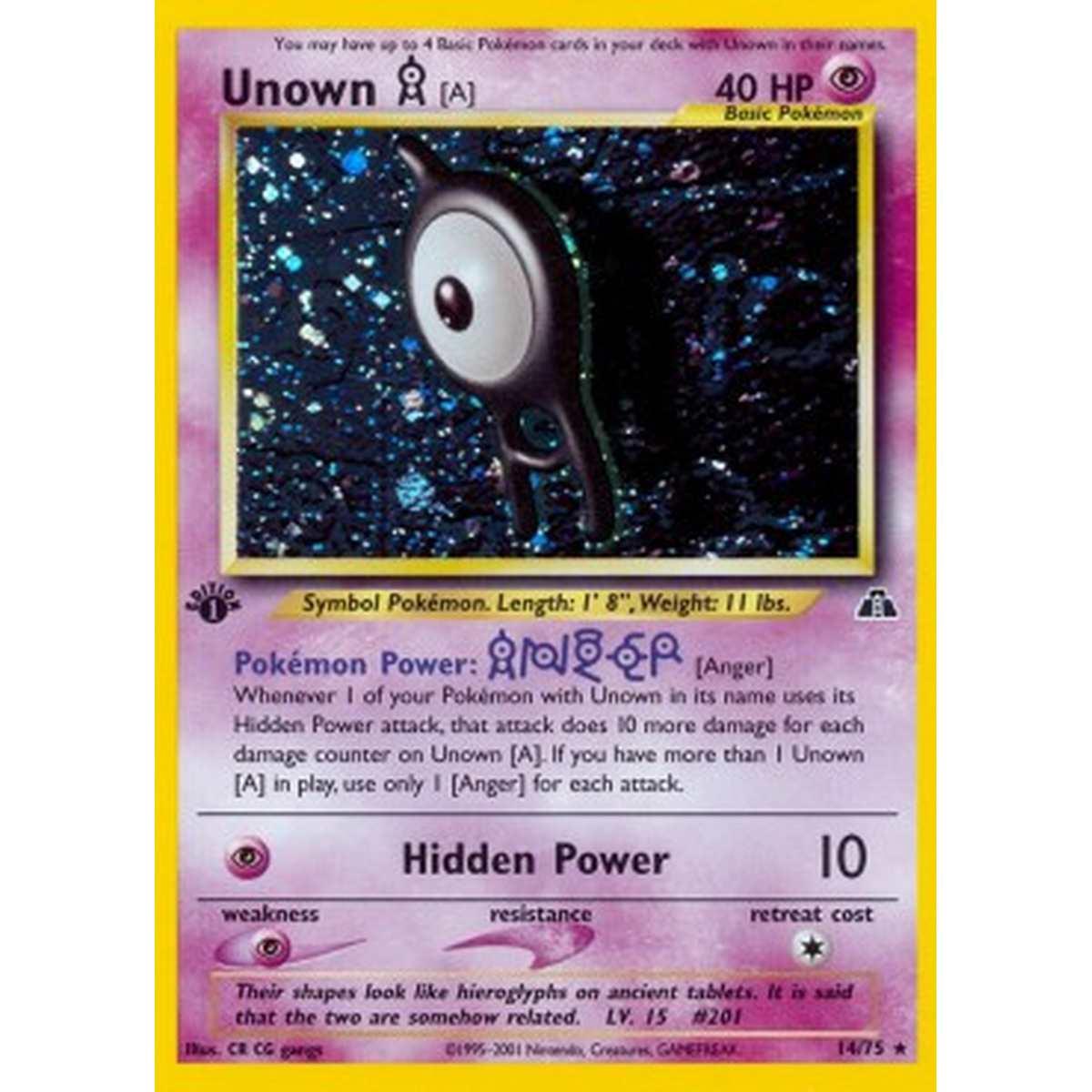 Unown [A]  - Unown [A]  - [NDI][EX]