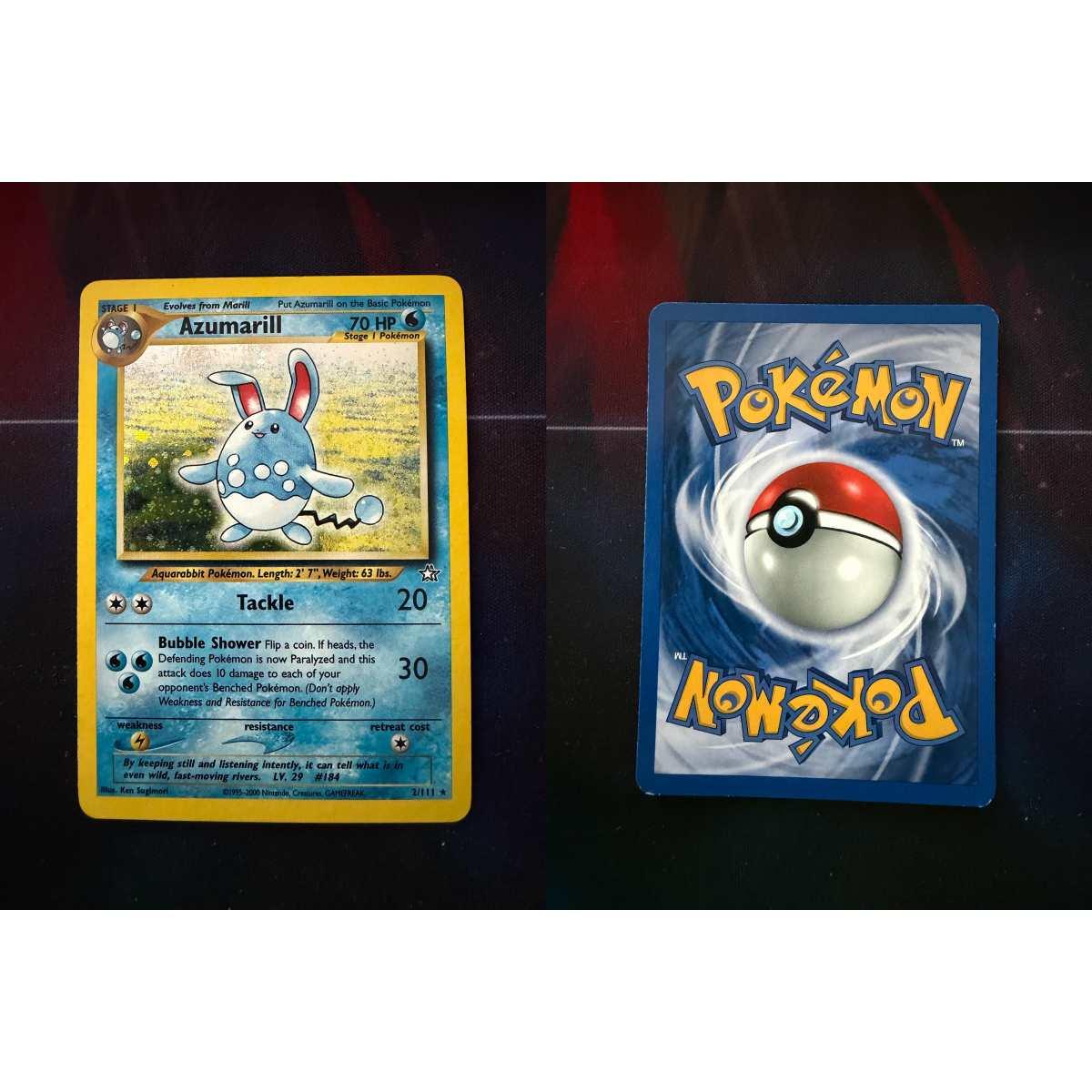 Azumarill - Holo Neo Genesis English n 2 - [NG][EX]