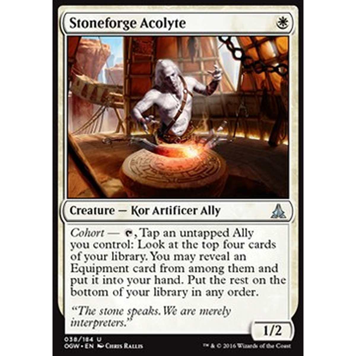 Stoneforge Acolyte - Accolito Forgiapietra - [OGW] [NM]