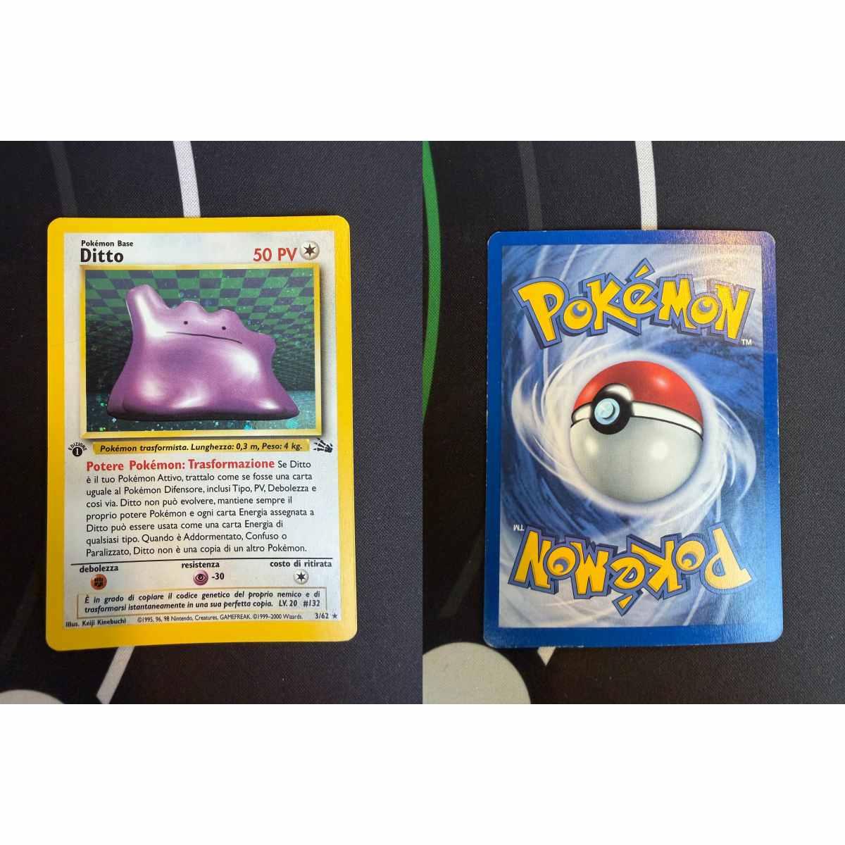 Ditto - Holo Italian 1st edition - [Fossil][GD]