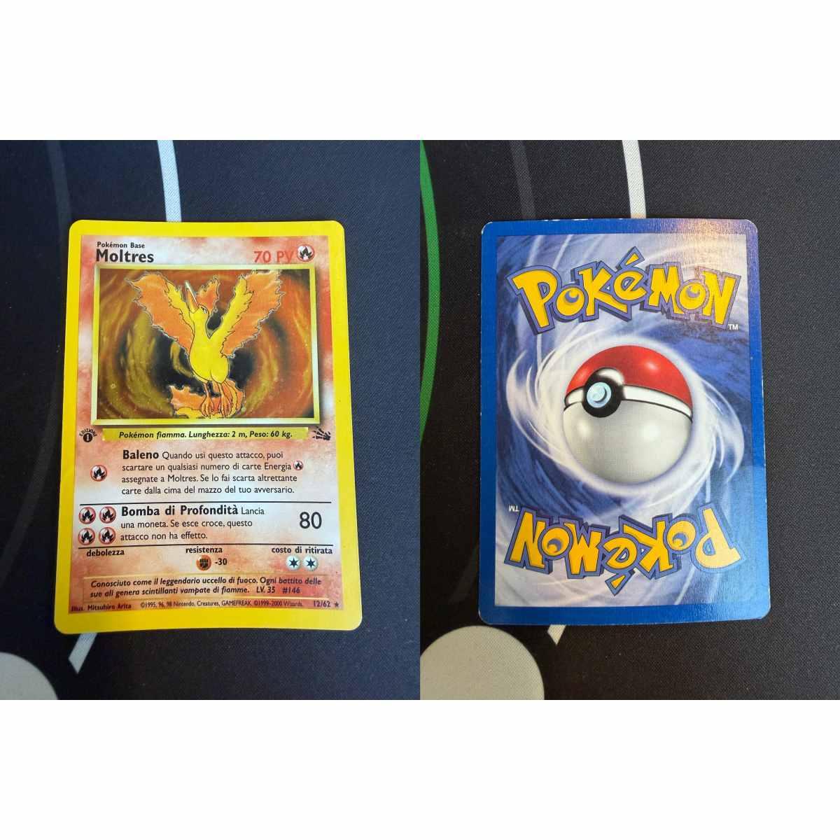 Moltres - Holo Italian 1st edition - [Fossil][LP]