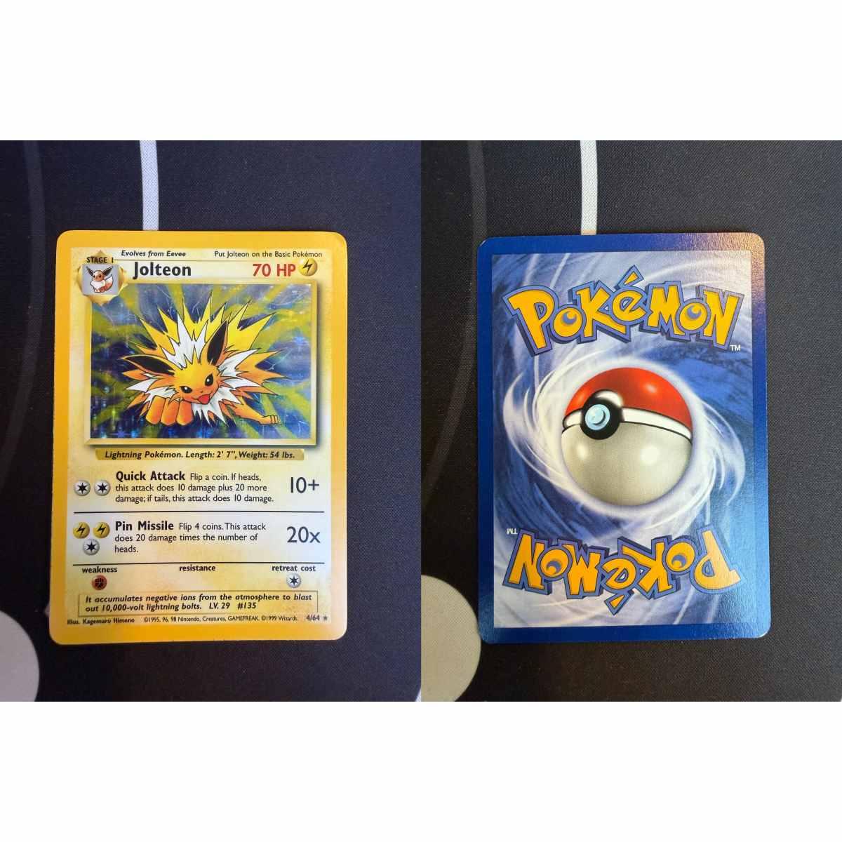 Jolteon - Holo English missprint non symbol n 4 - [Jungle][EX]