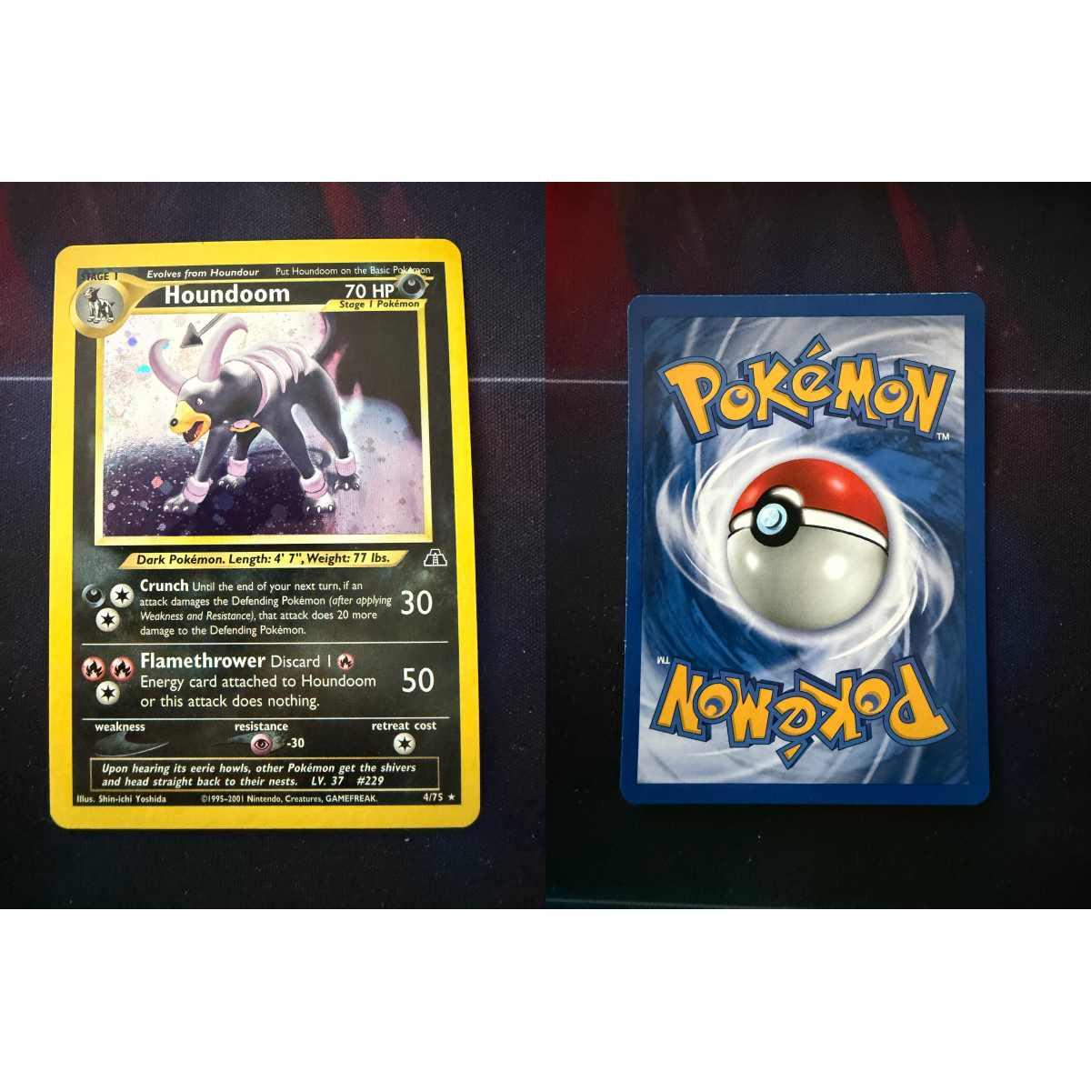 Houndoom - Holo Neo Discovery English n 4 - [NDI][GD]