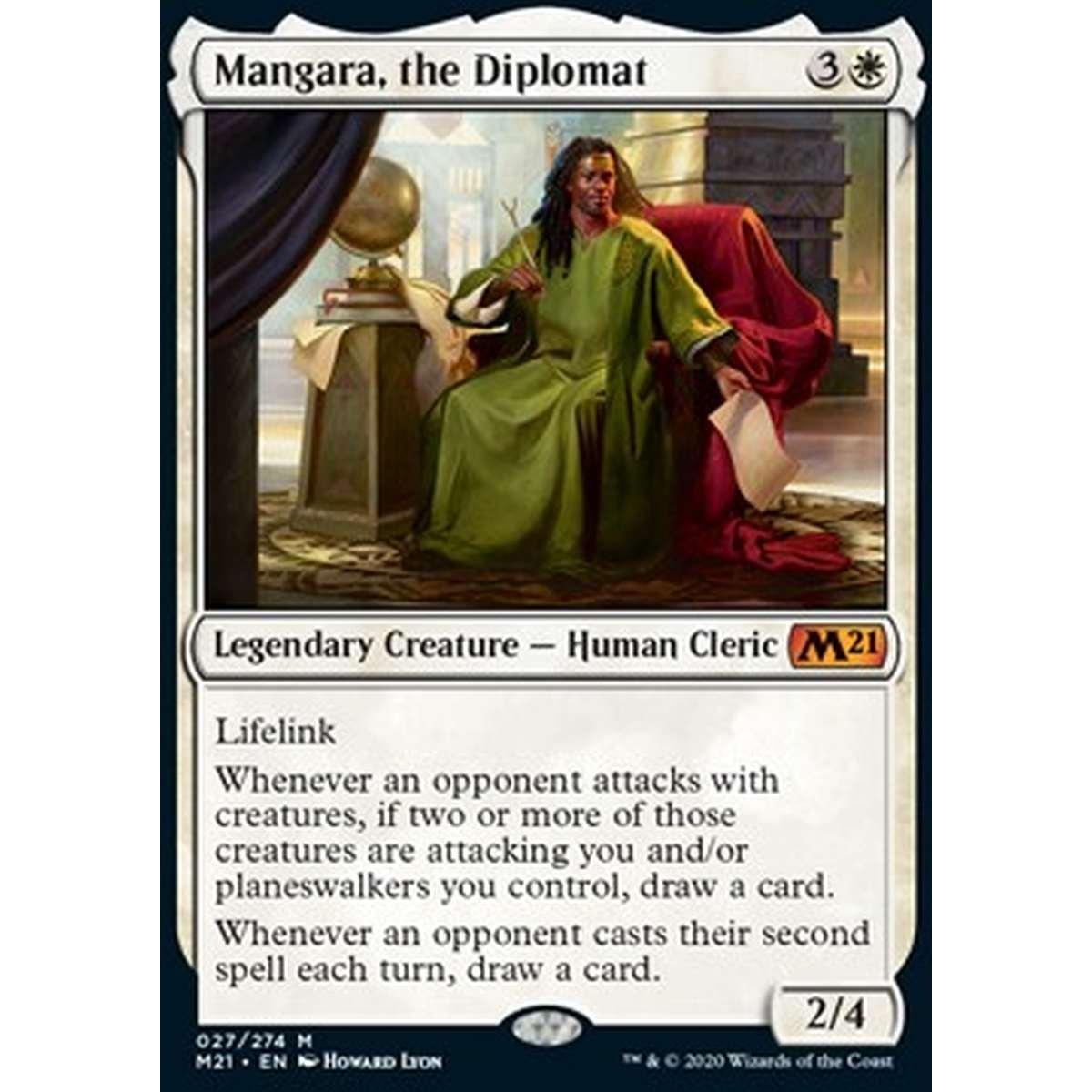 Mangara, the Diplomat - Mangara, il Diplomatico - [M21][EX] [Foil]