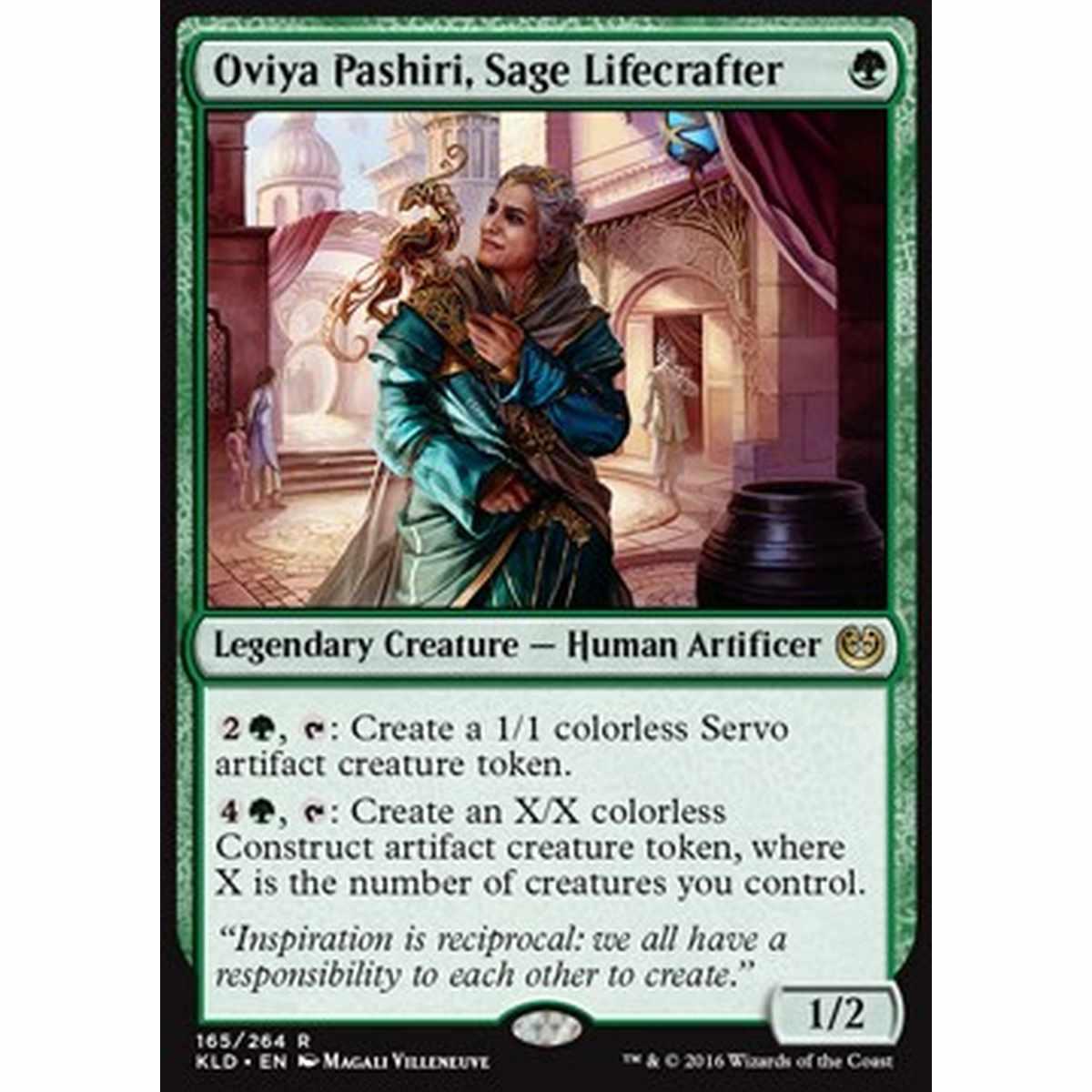 Oviya Pashiri, Sage Lifecrafter - Oviya Pashiri, Sage Lifecrafter - [KLD][EX] [Foil]