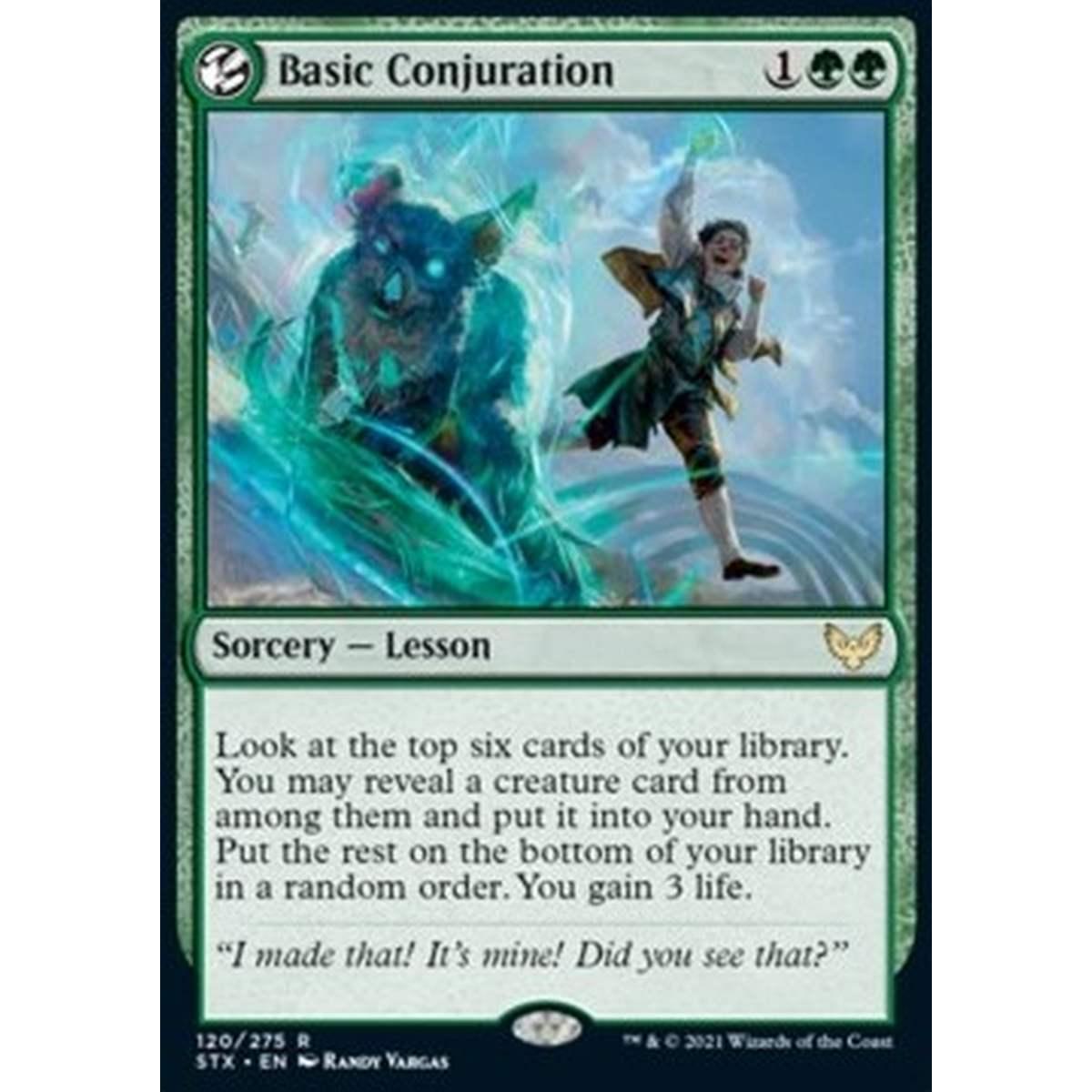 Basic Conjuration - Basic Conjuration - [STX][NM] [Foil]
