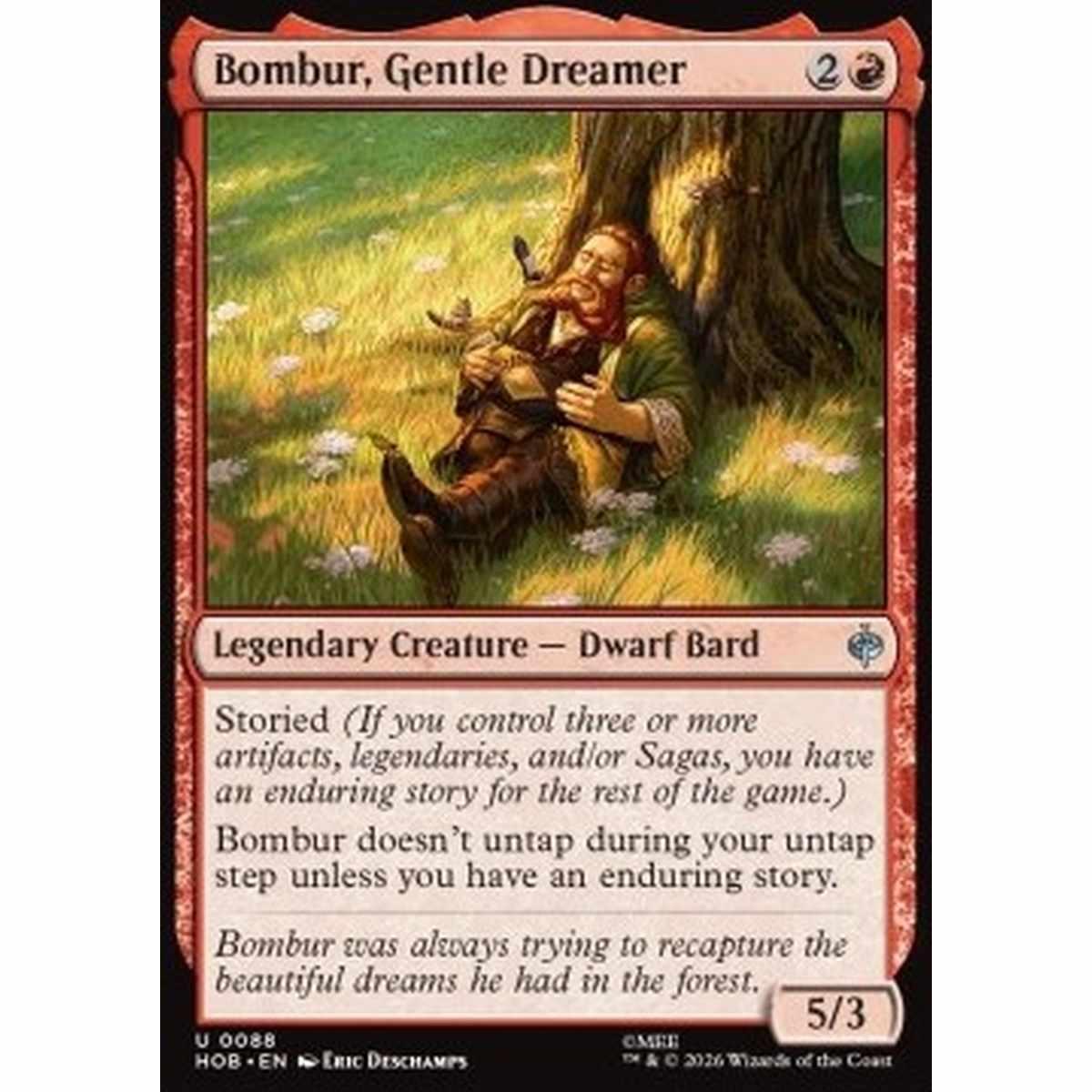 Bombur, Gentle Dreamer - Bombur, Gentle Dreamer - [HOB][NM] [Foil]
