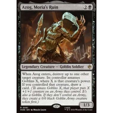 Azog, Moria's Ruin - Azog, Moria's Ruin - [HOB][NM] [Foil]
