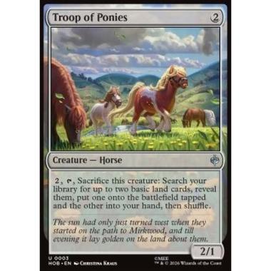 Troop of Ponies - Troop of Ponies - [HOB][NM] [Foil]