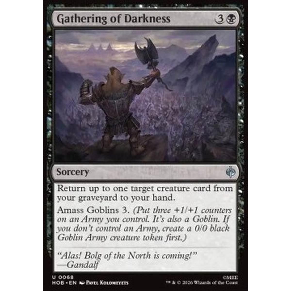 Gathering of Darkness - Gathering of Darkness - [HOB][NM] [Foil]