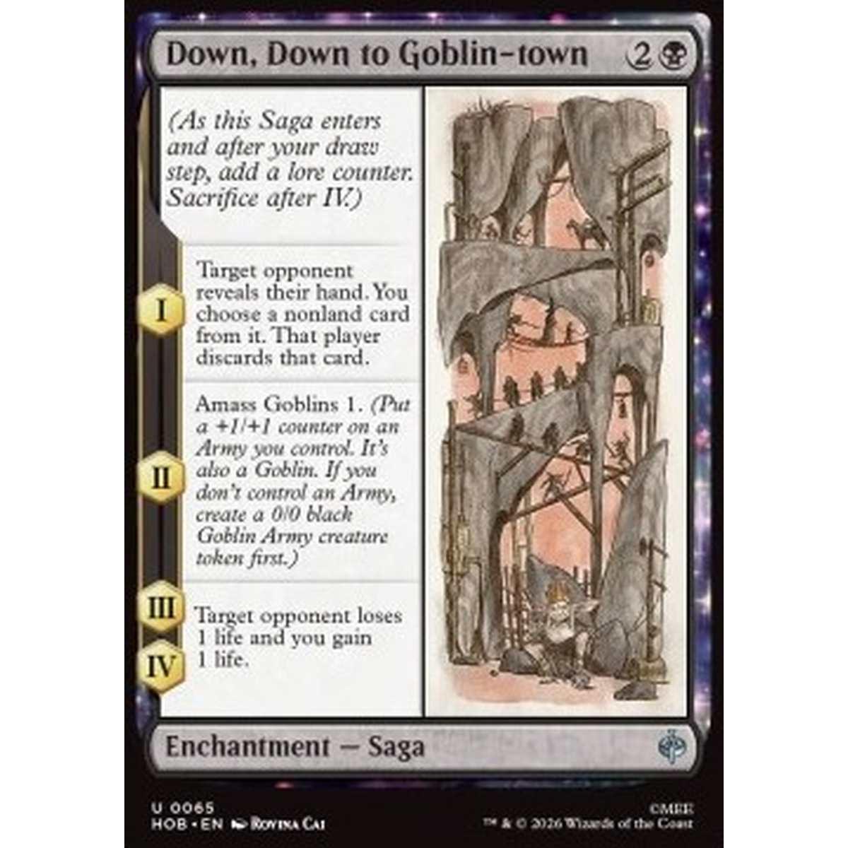 Down, Down to Goblin-town - Down, Down to Goblin-town - [HOB][NM] [Foil]