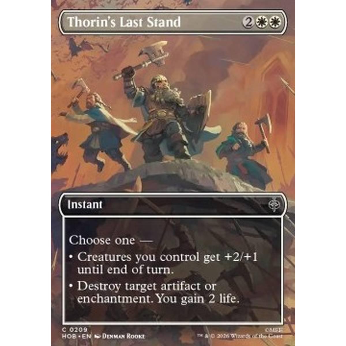 Thorin's Last Stand - Thorin's Last Stand - [XHOB][NM] [Foil]