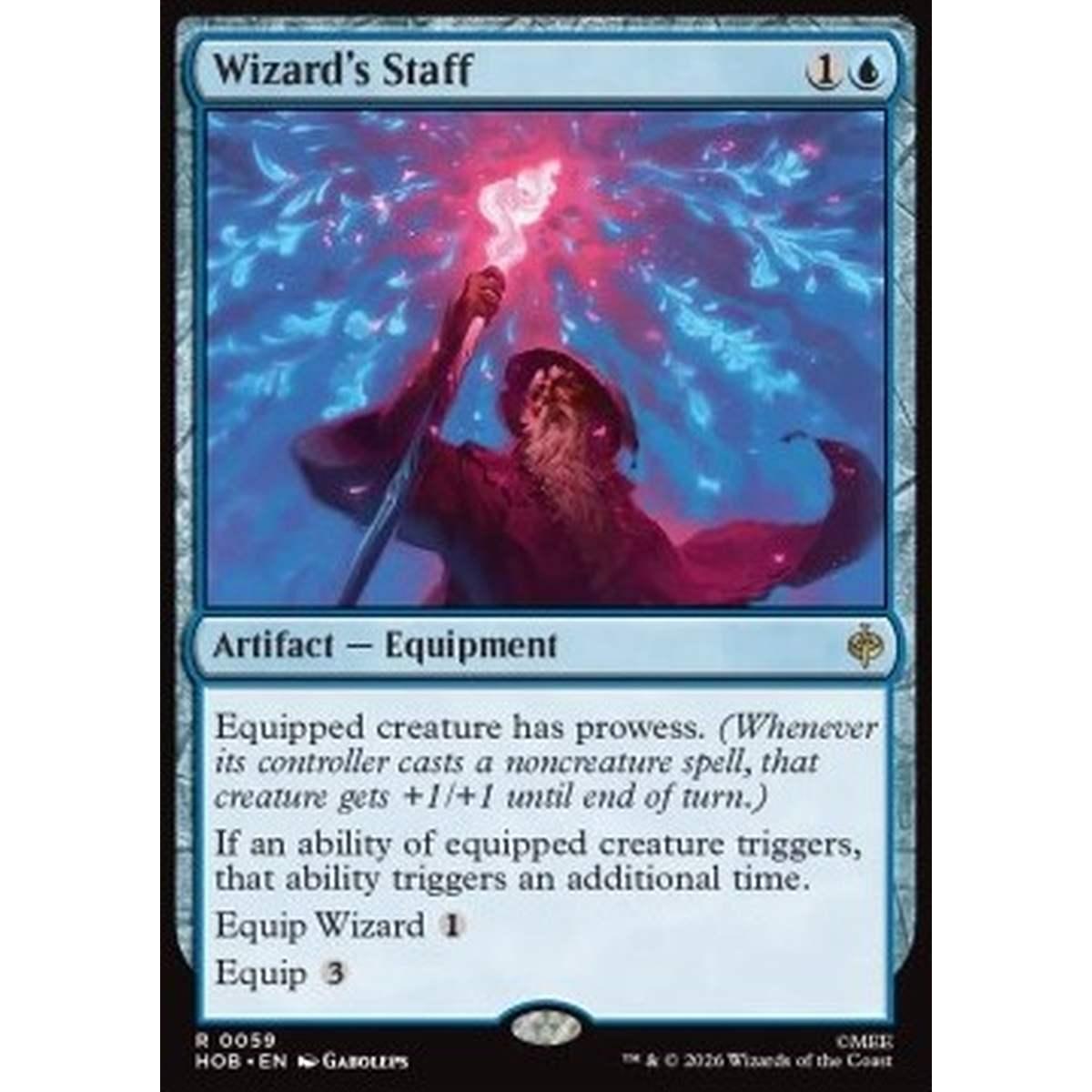 Wizard's Staff - Wizard's Staff - [HOB][NM] [Foil]