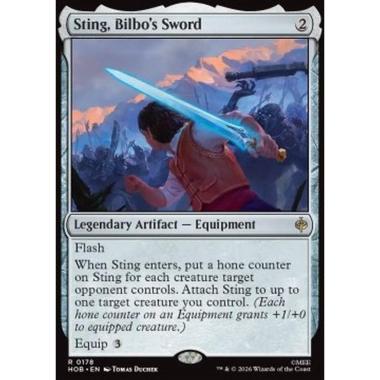 Sting, Bilbo's Sword - Sting, Bilbo's Sword - [HOB][NM] [Foil]