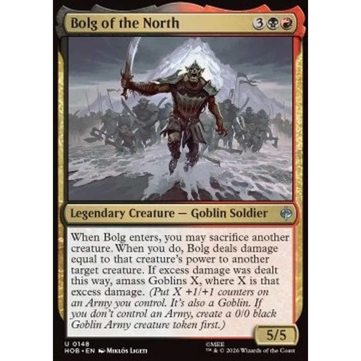 Bolg of the North - Bolg of the North - [HOB][NM] [Foil]