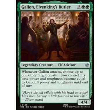 Galion, Elvenking's Butler - Galion, Elvenking's Butler - [HOB][NM] [Foil]