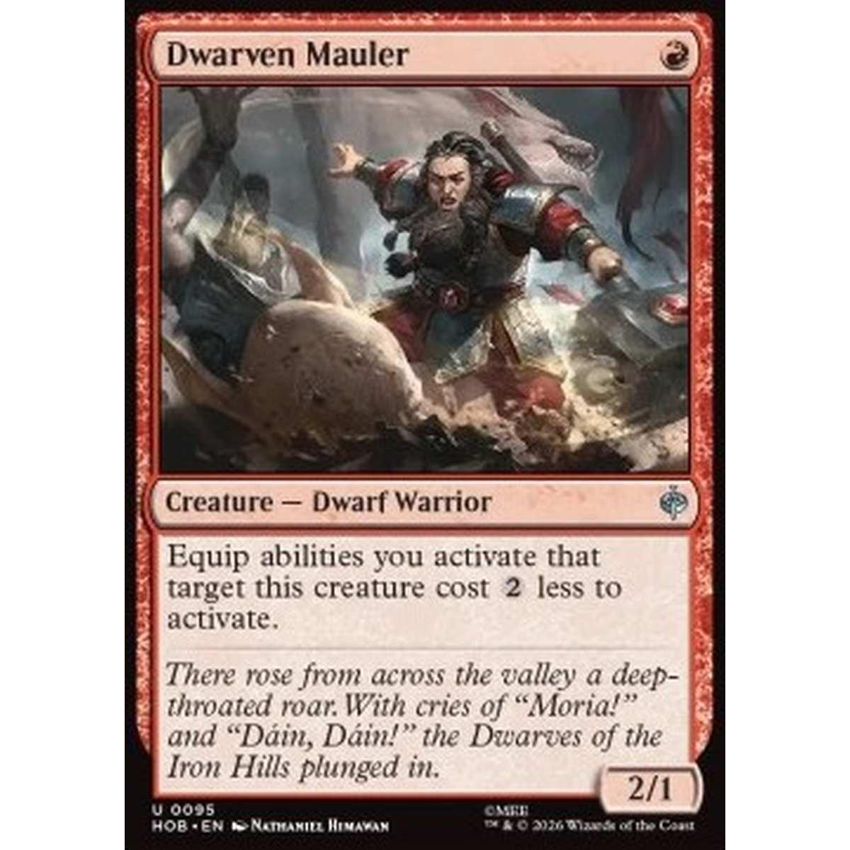Dwarven Mauler - Dwarven Mauler - [HOB][NM] [Foil]