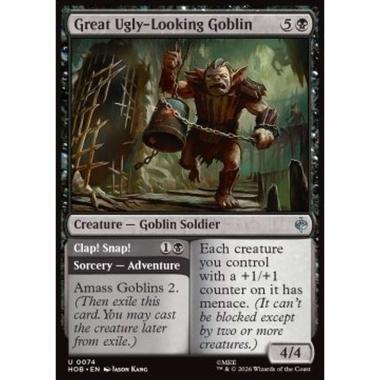 Great Ugly-Looking Goblin // Clap! Snap! - Great Ugly-Looking Goblin // Clap! Snap! - [HOB][NM] [Foil]