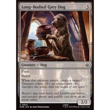 Long-Bodied Grey Dog - Long-Bodied Grey Dog - [HOB][NM] [Foil]