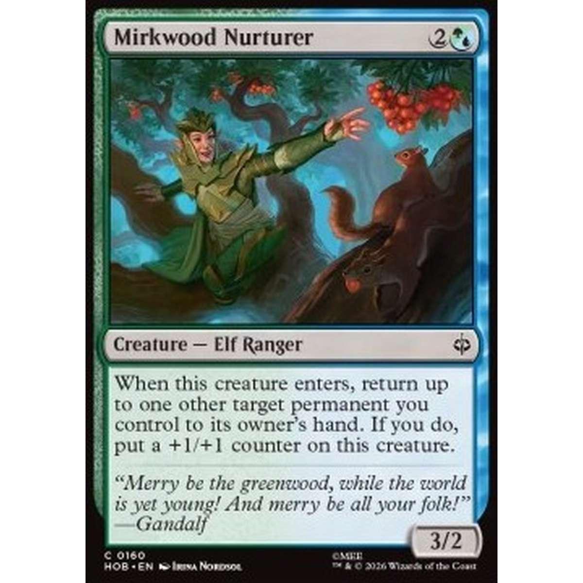 Mirkwood Nurturer - Mirkwood Nurturer - [HOB][NM] [Foil]