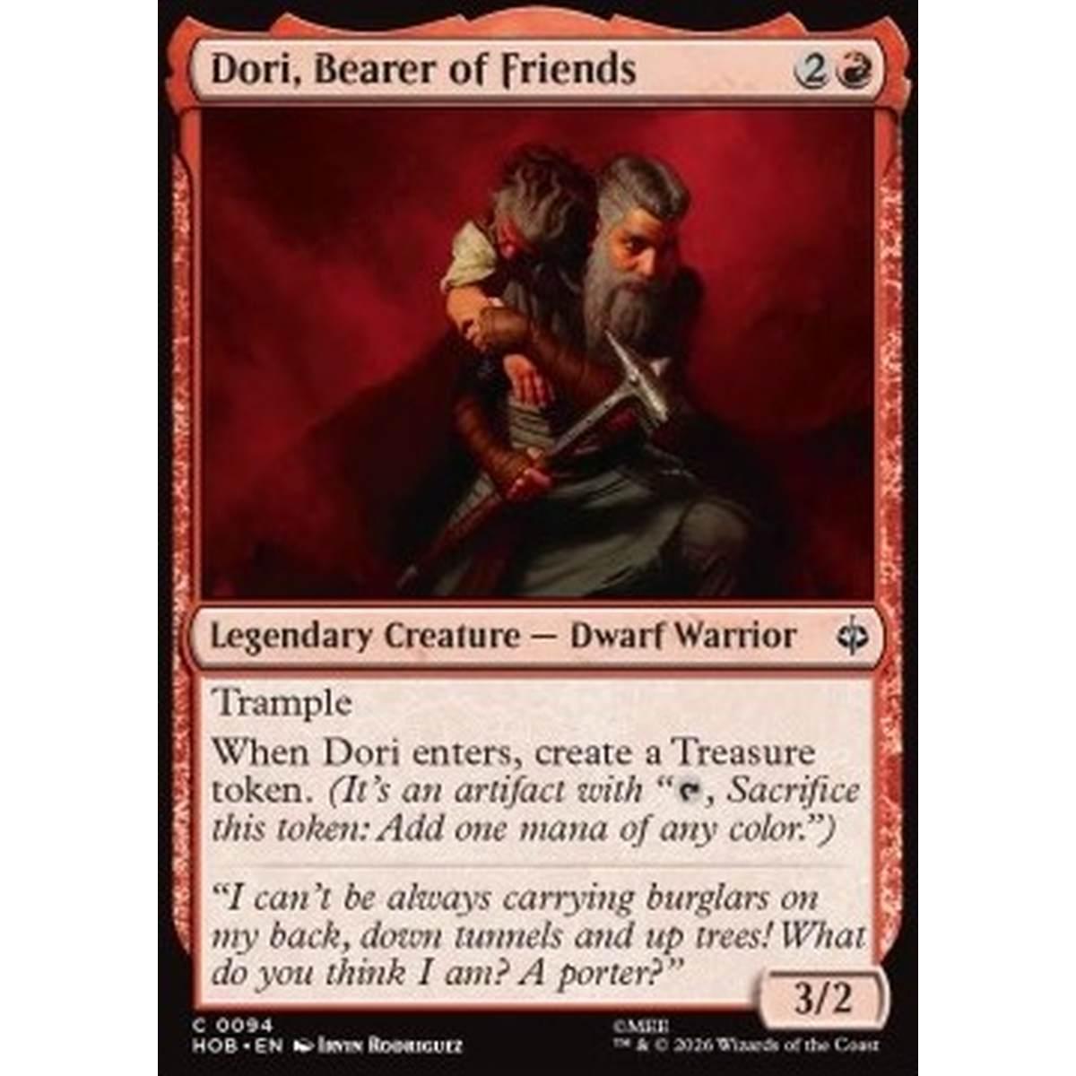 Dori, Bearer of Friends - Dori, Bearer of Friends - [HOB][NM] [Foil]
