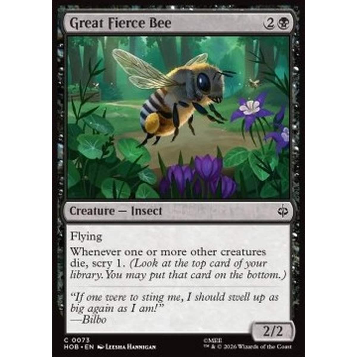Great Fierce Bee - Great Fierce Bee - [HOB][NM] [Foil]