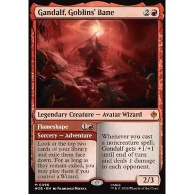 Gandalf, Goblins' Bane // Flameshape - Gandalf, Goblins' Bane // Flameshape - [HOB][NM] [Foil]