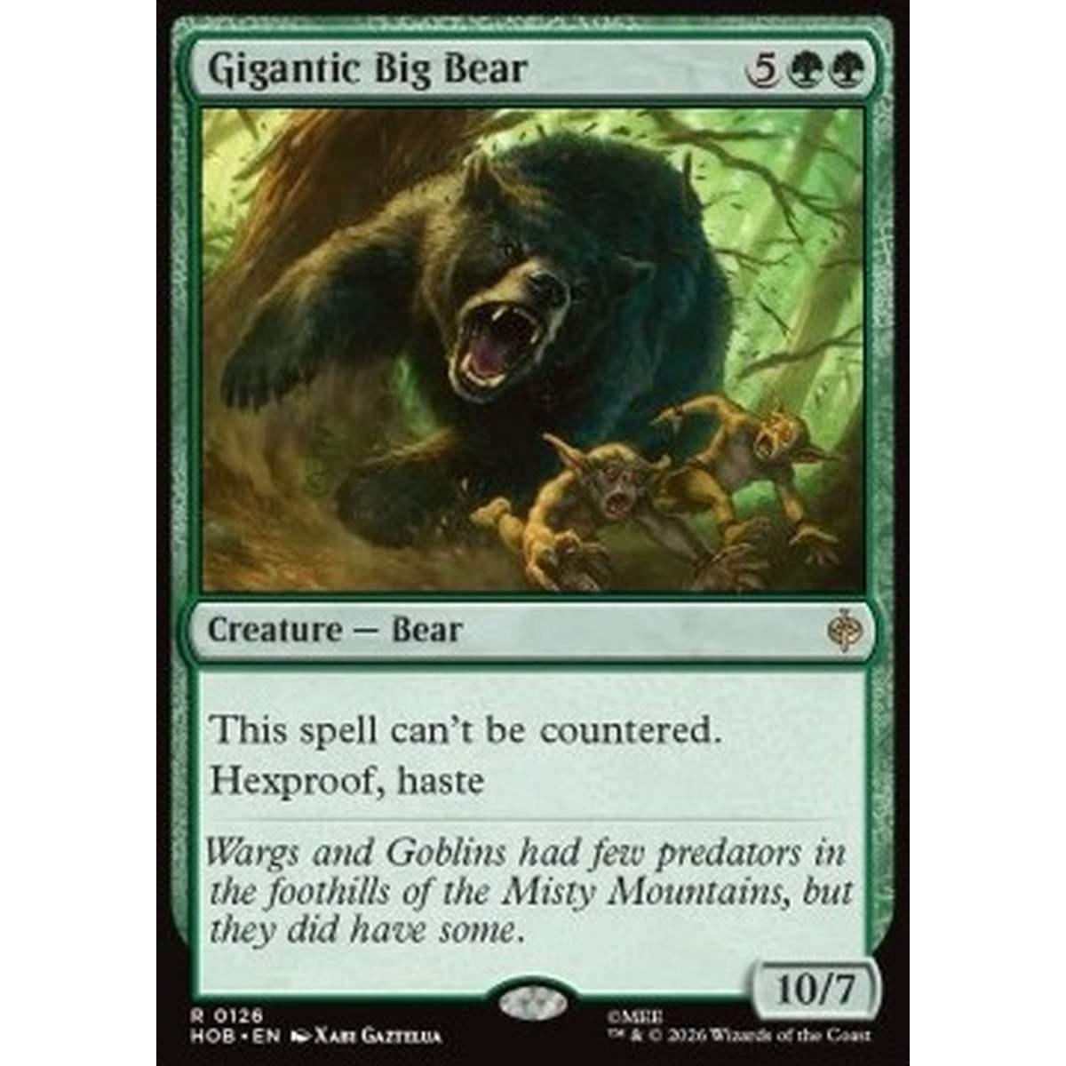 Gigantic Big Bear - Gigantic Big Bear - [HOB][NM] [Foil]