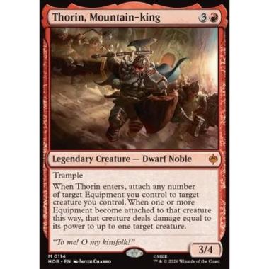 Thorin, Mountain-king - Thorin, Mountain-king - [HOB][NM] [Foil]